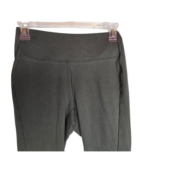J JILL DARK GREEN GRAY LEGGINGS STRETCH PANTS EXCELLENT CONDITION - Picture 3 of 4